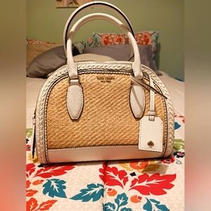 Kate Spade Reilly Straw dome bag